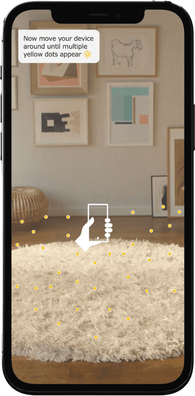 AR preview phone scanner