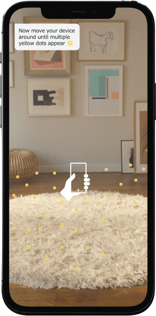AR preview phone scanner